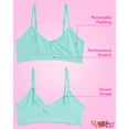 thumbnail image 2 of Sweet & Sassy Girls Seamless Training Bra Cami Training Bra Stretch Performance Seamless Bra 9 Pack, 2 of 7