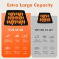 thumbnail image 4 of Horno de encimera, cocina en caja, freidora de aire 32QT 1800W, 4 of 8