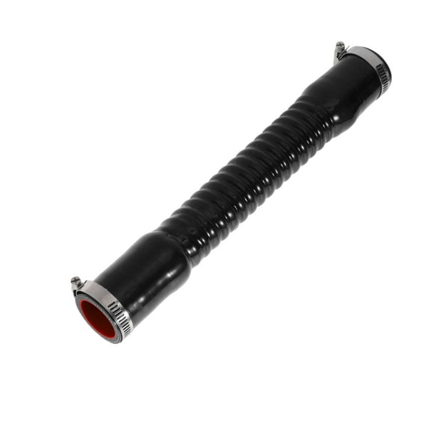 Manguera de Silicona para Acoplador de Coche de 32mm / 1.26" ID, Tubo de Refrigerante de Intercooler, Calentador, Turboalimentador, Toma de Aire, 300mm Negro por fuera y Rojo por dentro