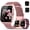 Rose Pink, variant on Smart Watch for Women(3 Bands), 1.85"HD Fitness Watch with Bluetooth Calls/Messages, 120+ Sport Modes, IP68 Waterproof Fitness Tracker, Smartwatch Fits for Android and IPhone, for Gift Rose Pink