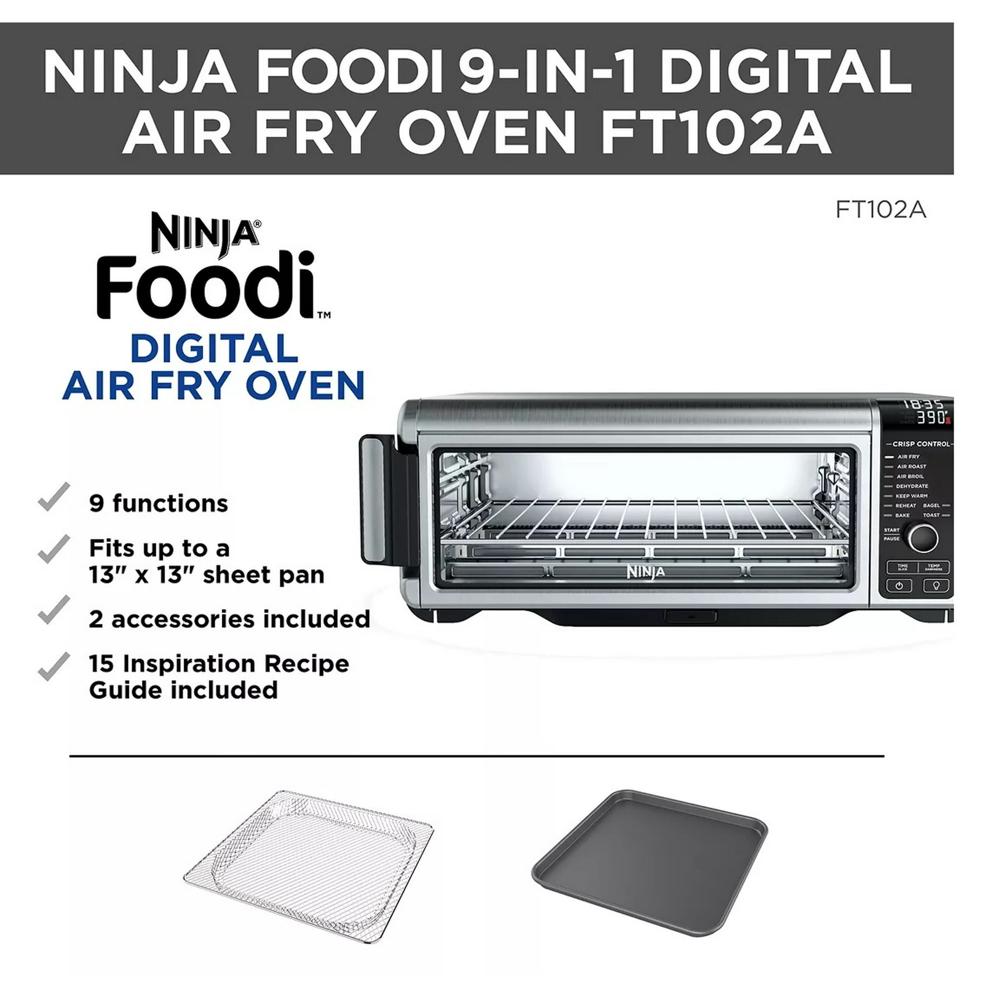 Ninja air fryer toaster oven walmart hotsell