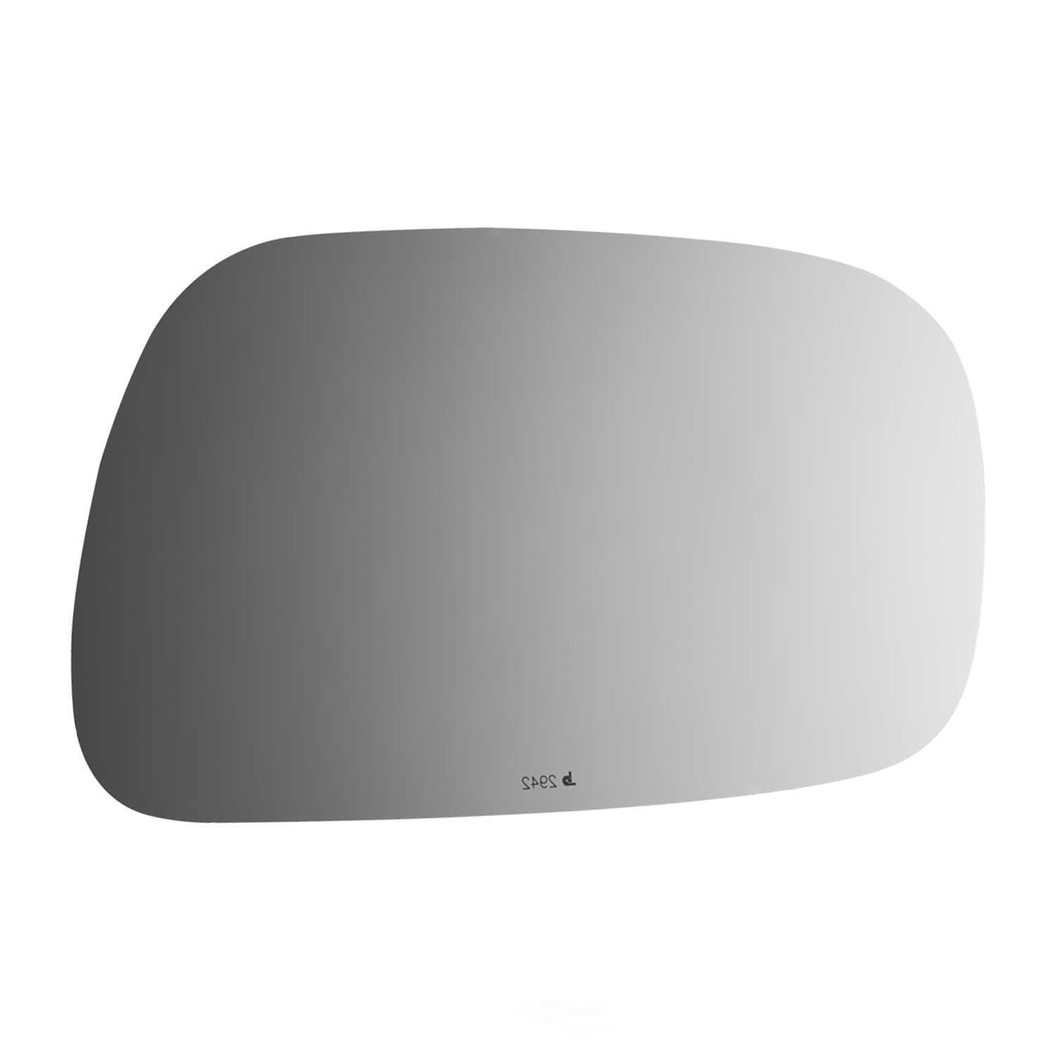 Burco Side View Mirror Replacement Glass - Clear Glass - 2942