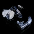 thumbnail image 1 of Tempered Glass , Convenient Snorkel Combo Set  Humanized Design  For Snorkeling For Diving For Swimming, 1 of 3