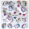 thumbnail image 6 of Full Set of 22 Cute Unicorn Nail Sticker Salon Quality Nail Art - Nail Decals, 6 of 7