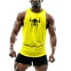 thumbnail image 3 of Camiseta sin mangas para hombre, transpirable, para entrenamiento, deportes al aire libre, transpirable, sencilla, ligera, con estampado de flores, de secado rápido, 3 of 5