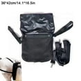 thumbnail image 1 of Reusable Horse Manure Catcher Bag & Poop Diaper, Easy Fit Lightweight Oxford Cloth Equine Waste Collection System for Riding, Park & Street Use, Black - Large Capacity, 1 of 8