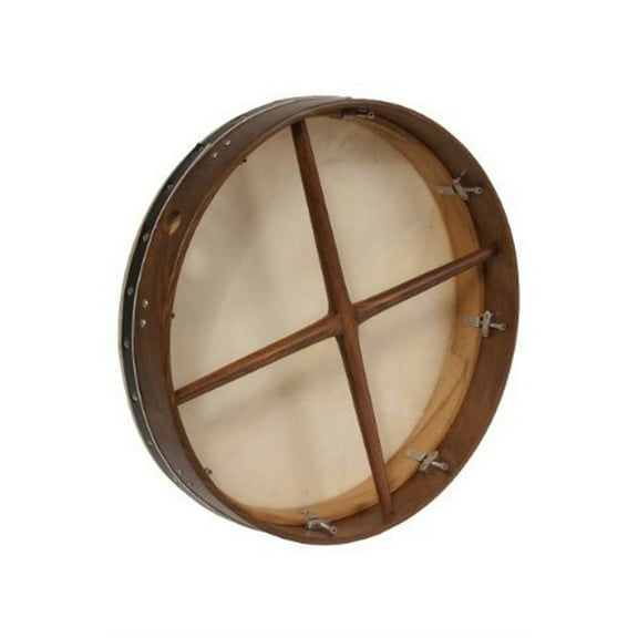Bodhran, 18", Inside Tunable, Sheesham, Double Skin