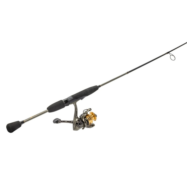 Lews Laser Lite Spinning Reel and Fishing Rod Combo, 7-Foot, 2-Piece IM6 Rod with Light Power and Fast Action, Size 100 Reel, 3+1 Bearings, 5.1:1 ... Lews Laser Lite Spinning Reel and Fishing Rod Combo, 7-Foot, 2-Piece IM6 Rod with Light Power and Fast Action, Size 100 Reel, 3+1 Bearings, 5.1:1 ...
