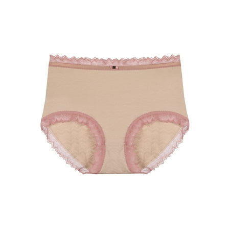 

Agnes Orinda Juniors Plus Size Panties Lace Trim Cotton Brief Underwear Panties