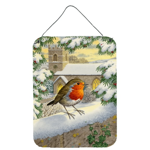 European Robin Waiting Wall or Door Hanging Prints
