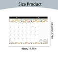 thumbnail image 3 of Ngheia Fresh Small Flowers Wall Hanging Calendar - Simple Desktop Calendar, Clear Printing, Spacious Size, 3 of 3