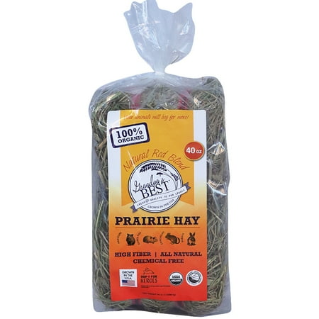 UPC: 0850166006114 | Grandpa s Best Certified Organic Prairie Grass Hay Mini Bale for Small Animals – 40oz