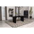 thumbnail image 2 of Catherine Rectangular 84-inch Wood Dining Table Black, 2 of 9