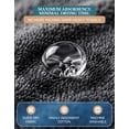 thumbnail image 6 of Casa Platino Beach Stripe Towels - 2 Pack 100% Cotton Pool Towels for Adults, Qick Dry, Soft & Highly Absorbent Beach towel Set for Travel & Vacation - Grey, 6 of 9