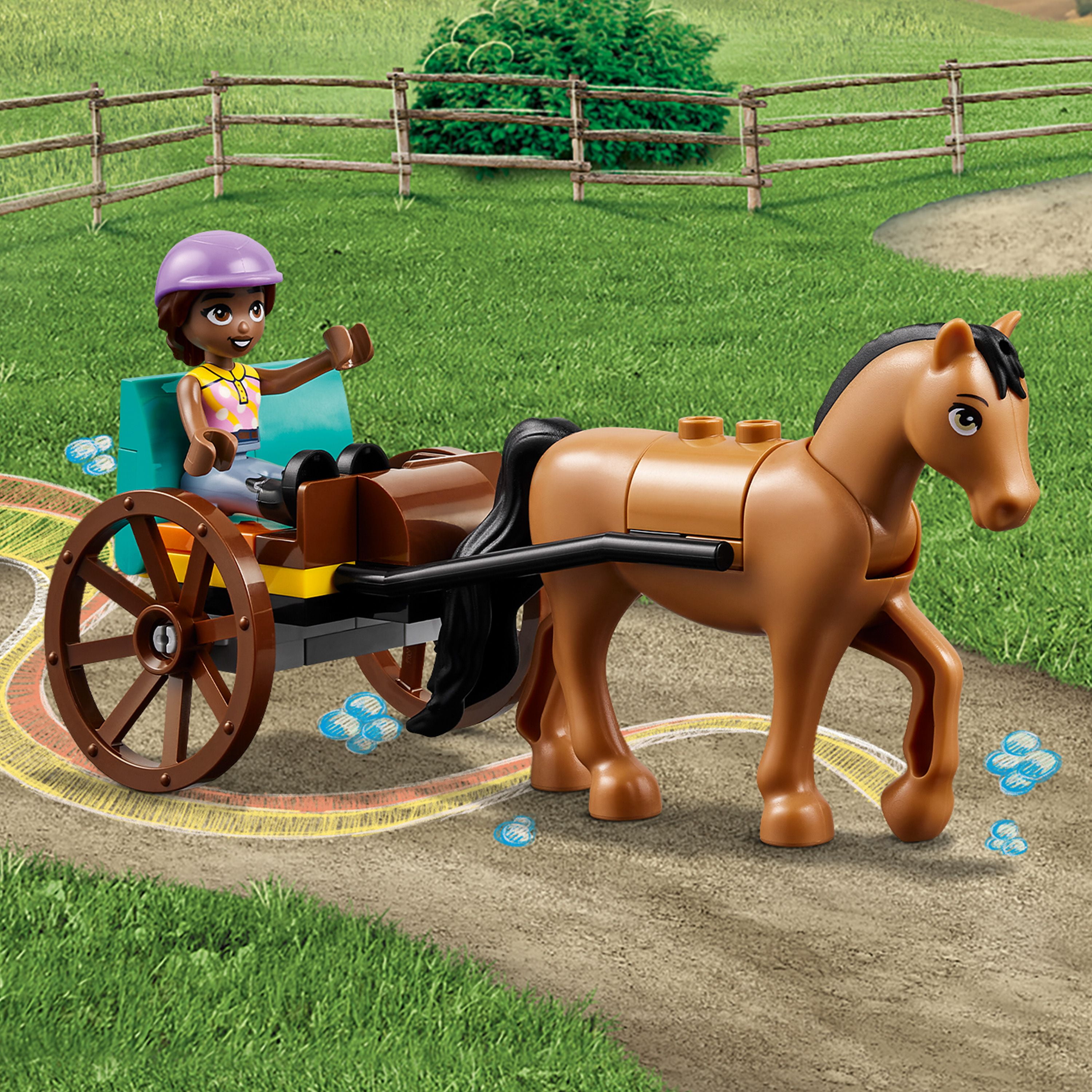 LEGO Friends Autumn’s Horse Stable Building Set, Birthday Gift for Kids Who Love Animal Toys, 41745