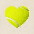 thumbnail image 2 of CafePress - Tennis Heart Tote Bag - Unisex Canvas Tote Bag, Beige, 1-Piece, 2 of 7