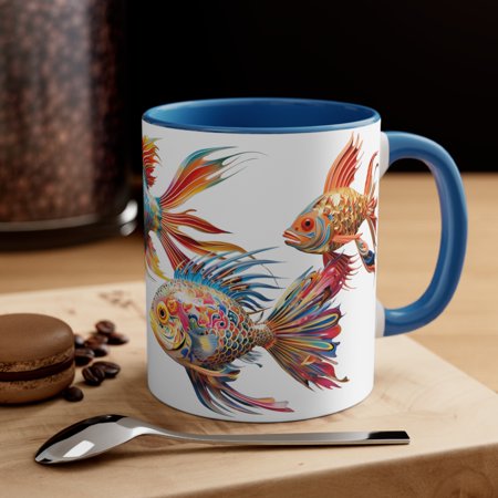 

Accent Coffee Mug 11oz Fish