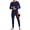 Navy Blue, variant on CL convallaria Thermal Underwear for Men, Ultra Soft Long Johns Fleece Lined Base Layer Cold Weather Top and Bottom Set