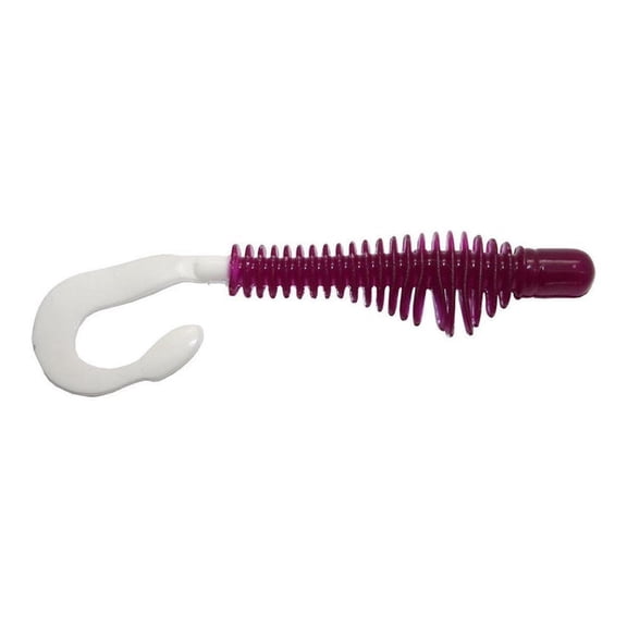 B FISH N 3" MOXI RINGIE PURPLE/WHITE TAIL Qty 8