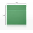 5 1/2 x 5 1/2 Square Envelopes - Holiday Green (50 Qty.) - Walmart.com