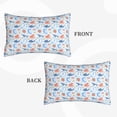 thumbnail image 2 of Fotbe Ocean animals Pattern Pillow Cases - Envelope Closure - Luxury, Extra Soft, Cooling Pillow Covers - Wrinkle, Fade, Stain Resistant-14"x20", 2 of 6
