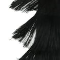 thumbnail image 3 of Falda De Baile Latino Con Borlas De Tres Capas Ropa De Baile Suave Para Niña Para Fiesta Samba Rumba Negro XL SM SunniMix falda de baile latino, 3 of 7