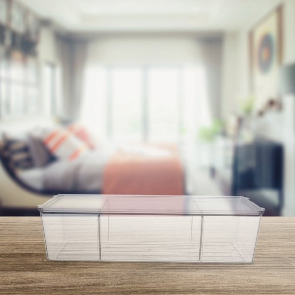 HEALEEP Organizador De Escritorio Transparente En Plástico Para Medicamentos Y Accesorios