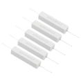 thumbnail image 1 of Unique Bargains 5 Pcs Résistances 100 Ohms, Résistance Ciment Céramique 10W Kit de Résistance Ciment de Puissance Tolérance 5 % pour Adaptateurs d'Alimentation Audio, 1 of 4