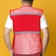 thumbnail image 4 of Chaleco reflectante de malla de alta visibilidad con cremallera y bolsillos, color rojo, para trabajadores de la construcción, para hombres y mujeres, talla XXXL, 4 of 7