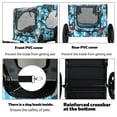 thumbnail image 6 of Outdoor Heavy Duty Collapsible Pet Bike Trailer with 16-Inch All-Terrain Wheels & Universal Hitch – Foldable Dog/Cargo Carrier Cart for Bicycles, 6 of 10