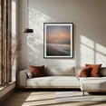 thumbnail image 2 of Rainbow at Cryder Beach, Southampton - Southampton New York Photography Beach Ocean Waves Sunset Coast Nature Landscape Black Framed Wall Art Print 12 x 16 inches, 2 of 4