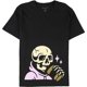 thumbnail image 1 of Camiseta gráfica de esqueleto Elevenparis para hombre negra L, 1 of 2