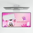 thumbnail image 4 of Faith Love Hope Australian Cattle Dog Breast Cancer Awareness Survivor Desk Mat Full Keyboard Mouse Pad Heeler Lover Gifts Large Mousepad - 02017, 4 of 5