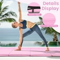 thumbnail image 5 of Infans 4'x8'x2" Gymnastics Mat Thick Folding Panel Aerobics Exercise Gym Fitness Pink, 5 of 7