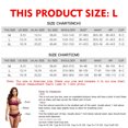 thumbnail image 2 of Traje de baño de una pieza sexy para mujer, de malla, con agujeros, control de abdomen, monokini, cuello en V, traje de baño, negro, 2 of 7