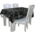 thumbnail image 4 of Coolnut 60"x108" Tablecloth Halloween White Spider Web Modern Table Cover for Home Decoration Spill Proof Cloth Washable for Dinner Picnic, 4 of 6