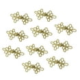 thumbnail image 2 of HILABEE 10Pcs Chinese Knots Frog Buttons Sewing Fasteners for Cheongsam Outfit Coats Gold, 2 of 9