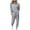 Gray, variant on jsaierl Womens Sweatsuit 2 Piece Long Sleeve Sweatshirt Top and Jogger Pants Fall Activewear Outfits Running Workout Sets Matching Tracksuit