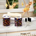 thumbnail image 4 of Yayeee 4 Pack Qtip Holder Bathroom Cotton Swab Canister with Lid Clear Dispenser Set, Galactic Candy, 4 of 6