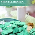 thumbnail image 3 of Minkissy 100Pcs Party Favors Coin Models Green Plastic Decoration Collection For Festive Atmosphere, 3 of 6