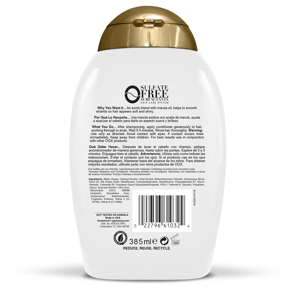 OGX® Conditioner Hydrate + Marula Oil, 13.0 FL OZ