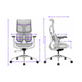 thumbnail image 4 of Silla Ergonómica Ultra Eco Randu Negra – Ajustable con Soporte Lumbar y Respaldo Transpirable – Home Office, 4 of 4