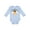 AE-Light Blue, variant on Grandma's Little Honey Bee Boys or Girls Long Sleeve Baby Bodysuit