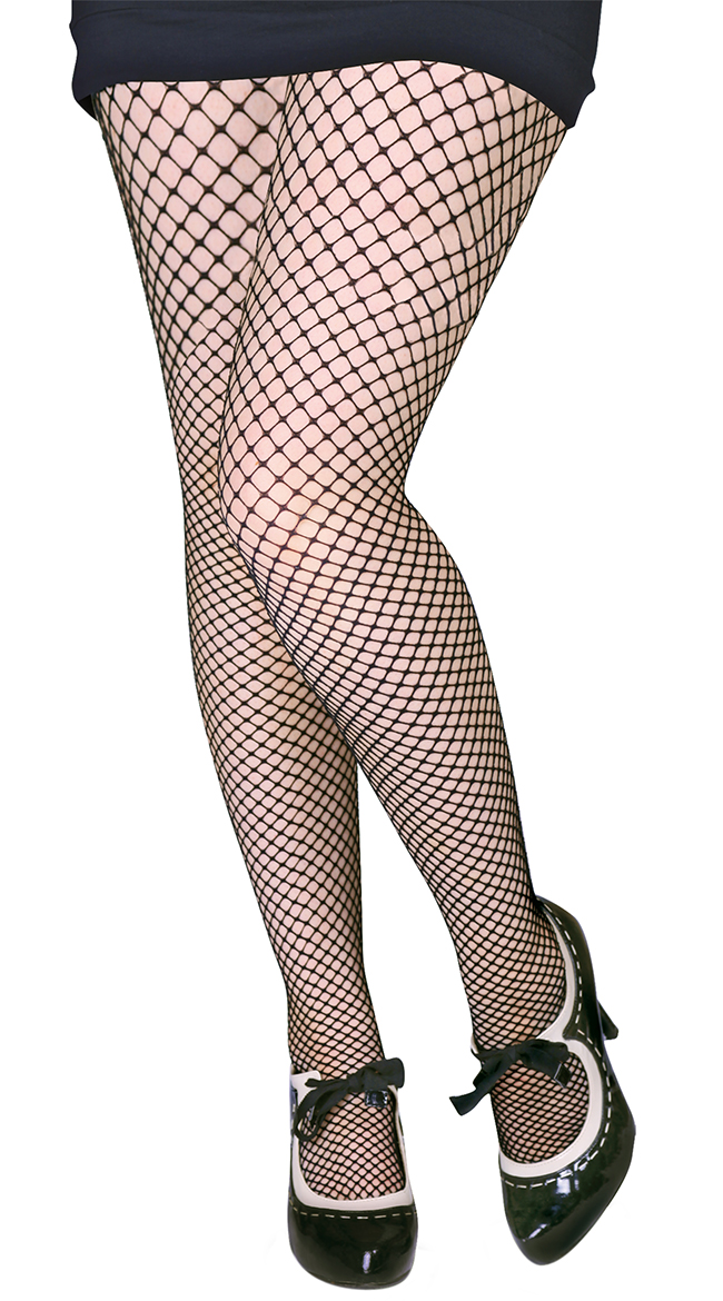 Plus Size Fishnet Pantyhose - Walmart.com