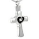 thumbnail image 1 of ZF0051 Cruz Collar de Urna de Acero Inoxidable Gargantilla Accesorio de Joyería, 1 of 5