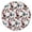 Multicolor Christmas Snowman, variant on Multicolor Christmas Floral Pattern Round Fitted Tablecloth with Elastic Edge,Dining Table Cover Waterproof,Outdoor Round Tablecloth for Camping,Dining,Indoor and Outdoor