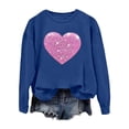 thumbnail image 3 of Mode Femme Décontractée Couleur Unie Ample Manches Longues Imprimé Lettre Col Rond Chandail à Capuchon 2t Fermeture à Glissière Chandail à Capuchon Fille Chandail à Capuchon Deux Pièces Robe Chandail Français Doublée Veste Femme Décontractée Chaude Hauts Femme, 3 of 4