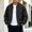 Black, variant on Men Zip Multi Pocket Baseball Jacket, Loose Windproof Casual Streetwear Outerwear Breathable Light Long Sleeve Coat Spring Fall Army Green XXXL