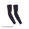 thumbnail image 2 of Naiovety Ciclismo brazo manga portátil reutilizable colorido transpirable baloncesto fútbol montañismo mangas Protector Accesorios Ciclismo Negro Gris M Tipo 1 Naiovety OD026722-09, 2 of 6