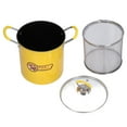 thumbnail image 1 of Pan 3L Mini Deep Fryer Pot Stainless Steel Japanese Frying Pot with Oil Filter Rack Lid for Home Kitchen, 1 of 8